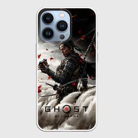 Чехол для iPhone 13 Pro с принтом Ghost of Tsushima в Санкт-Петербурге,  |  | action | adventure | game | ghost | japan | samurai | tsushima | игра | призрак | приключение | самурай | тень | цусима | экшн | япония