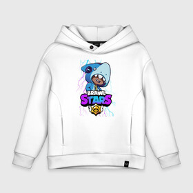 Детское худи Oversize хлопок с принтом Brawl Stars LEON SHARK в Санкт-Петербурге, френч-терри — 70% хлопок, 30% полиэстер. Мягкий теплый начес внутри —100% хлопок | боковые карманы, эластичные манжеты и нижняя кромка, капюшон на магнитной кнопке | Тематика изображения на принте: brawl | brawl stars | crow | leon | sally | shark | stars | акула | бравл | бравл старс | браво старс | игра | компьютерная | кров | леон | леон акула | онлайн | старс | шарк