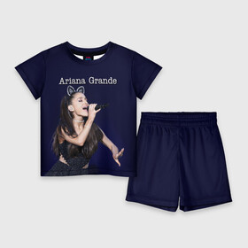 Детский костюм с шортами 3D с принтом Ariana Grande (Ариана Гранде) в Санкт-Петербурге,  |  | ariana grande | актриса | американская певица | ариана | ариана гранде | гранде | девушка | музыка | певица | песни | продюсер