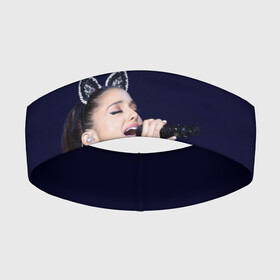 Повязка на голову 3D с принтом Ariana Grande (Ариана Гранде) в Санкт-Петербурге,  |  | ariana grande | актриса | американская певица | ариана | ариана гранде | гранде | девушка | музыка | певица | песни | продюсер
