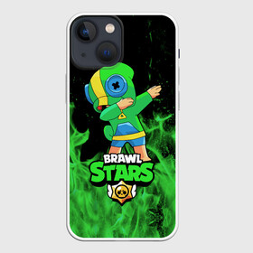 Чехол для iPhone 13 mini с принтом Brawl Stars Leon, Dab в Санкт-Петербурге,  |  | brawl | computer | dab | dance | game | gesture | hero | leon | main | moba | stars | герой | главный | даб | драки | жест | звезды | игра | компьютерная | лев | моба | танец