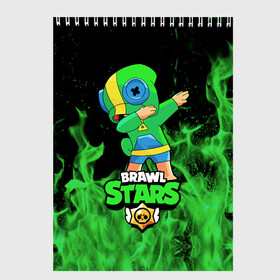 Скетчбук с принтом Brawl Stars Leon Dab в Санкт-Петербурге, 100% бумага
 | 48 листов, плотность листов — 100 г/м2, плотность картонной обложки — 250 г/м2. Листы скреплены сверху удобной пружинной спиралью | brawl | computer | dab | dance | game | gesture | hero | leon | main | moba | stars | герой | главный | даб | драки | жест | звезды | игра | компьютерная | лев | моба | танец