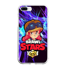 Чехол для iPhone 7Plus/8 Plus матовый с принтом Brawl Stars - Jessie в Санкт-Петербурге, Силикон | Область печати: задняя сторона чехла, без боковых панелей | brawl | jessie | stars | бравл | герой | джесси | игра | компьютерная | моба | мобильная | старс | шутер