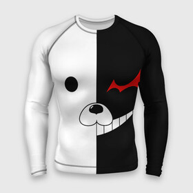 Мужской рашгард 3D с принтом Monokuma в Санкт-Петербурге,  |  | anime | character | dangan ronpa | kawai | manga | аниме | анимэ | глаз | данганронпа | двухцветная | директор | злодей | из | изображение | кавай | крутой | лицо | манга | медведь | милый | мишка | на груди | необычный | нос