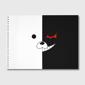 Альбом для рисования с принтом Monokuma в Санкт-Петербурге, 100% бумага
 | матовая бумага, плотность 200 мг. | Тематика изображения на принте: anime | character | dangan ronpa | kawai | manga | аниме | анимэ | глаз | данганронпа | двухцветная | директор | злодей | из | изображение | кавай | крутой | лицо | манга | медведь | милый | мишка | на груди | необычный | нос