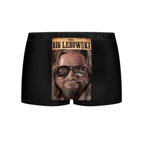 Мужские трусы 3D с принтом The Big Lebowski в Санкт-Петербурге, 50% хлопок, 50% полиэстер | классическая посадка, на поясе мягкая тканевая резинка | Тематика изображения на принте: big | lebowski | the | большой | кинофильм | лебовски