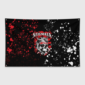 Флаг-баннер с принтом Stigmata | Стигмата (Z) в Санкт-Петербурге, 100% полиэстер | размер 67 х 109 см, плотность ткани — 95 г/м2; по краям флага есть четыре люверса для крепления | music | rock | stigmata | альтернатива | музыка | рок | стигмата | тарас уманскии
