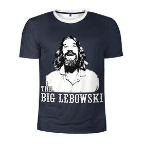 Мужская футболка 3D спортивная с принтом The Big Lebowski в Санкт-Петербурге, 100% полиэстер с улучшенными характеристиками | приталенный силуэт, круглая горловина, широкие плечи, сужается к линии бедра | dude | film | бриджес | герой | джефф | джеффри | дюдя | комедия | лебовски | персонаж | фильм | чувак