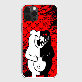 Чехол для iPhone 12 Pro Max с принтом MONOKUMA в Санкт-Петербурге, Силикон |  | anime | bear | black  white | danganronpa | kurokuma | monodam | monokuma | monomi | monotaro | pink | rabbit | school | shirokuma | аниме | главарь | мoноми | монокума | черно белый | школа