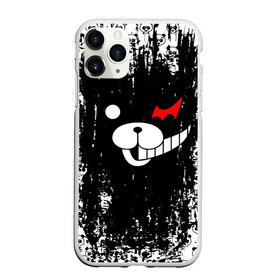 Чехол для iPhone 11 Pro матовый с принтом MONOKUMA в Санкт-Петербурге, Силикон |  | anime | bear | black  white | danganronpa | kurokuma | monodam | monokuma | monomi | monotaro | pink | rabbit | school | shirokuma | аниме | главарь | мoноми | монокума | черно белый | школа