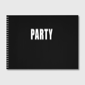 Альбом для рисования с принтом Hard PARTY в Санкт-Петербурге, 100% бумага
 | матовая бумага, плотность 200 мг. | Тематика изображения на принте: hard party | party | pati | вечеринка | как у томби | пати | хард пати | что было дальше