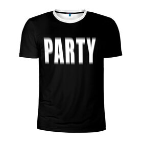 Мужская футболка 3D спортивная с принтом Hard PARTY в Санкт-Петербурге, 100% полиэстер с улучшенными характеристиками | приталенный силуэт, круглая горловина, широкие плечи, сужается к линии бедра | hard party | party | pati | вечеринка | как у томби | пати | хард пати | что было дальше