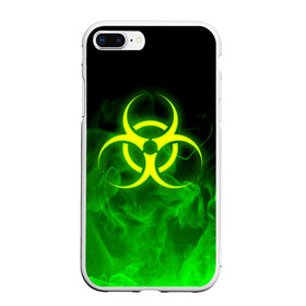 Чехол для iPhone 7Plus/8 Plus матовый с принтом BIOHAZARD в Санкт-Петербурге, Силикон | Область печати: задняя сторона чехла, без боковых панелей | biohazard | radiation | re | re3 | residenr evil | toxic | virusвирус | world war z | биохазард | обитель зла | радиация | токсик | эпидемия