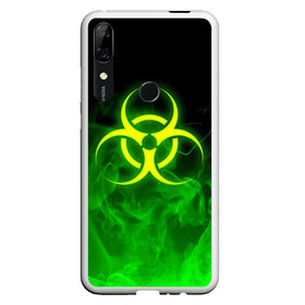 Чехол для Honor P Smart Z с принтом BIOHAZARD в Санкт-Петербурге, Силикон | Область печати: задняя сторона чехла, без боковых панелей | biohazard | radiation | re | re3 | residenr evil | toxic | virusвирус | world war z | биохазард | обитель зла | радиация | токсик | эпидемия