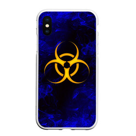 Чехол для iPhone XS Max матовый с принтом BIOHAZARD в Санкт-Петербурге, Силикон | Область печати: задняя сторона чехла, без боковых панелей | biohazard | radiation | re | re3 | residenr evil | toxic | virusвирус | world war z | биохазард | обитель зла | радиация | токсик | эпидемия