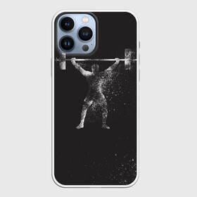 Чехол для iPhone 13 Pro Max с принтом Атлет в Санкт-Петербурге,  |  | lifting | wheight lifting | wheightlifting | тяжелая атлетика | штанга | штангист