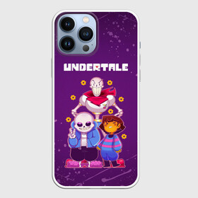 Чехол для iPhone 13 Pro Max с принтом UNDERTALE в Санкт-Петербурге,  |  | Тематика изображения на принте: asriel dreemurr | chara | frisk | gaster blaster | sans | undertale | азриэль дримурр | андертейл | андрайн | гастер | меттатон | санс | фриск | чара