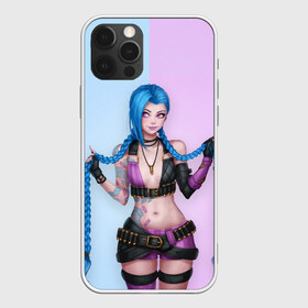 Чехол для iPhone 12 Pro Max с принтом League of Legends Jinx в Санкт-Петербурге, Силикон |  | art | braids | cartridges | character | game | girl | jinx | league of legends | lol | pigtails | tattoo | арт | девушка | джинкс | игра | косички | косы | лига легенд | лол | патроны | персонаж | тату