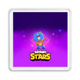 Магнит 55*55 с принтом Brawl Stars. El Brown в Санкт-Петербурге, Пластик | Размер: 65*65 мм; Размер печати: 55*55 мм | Тематика изображения на принте: bo | brawl | brock | bull | colt | dynamike | elprimo | jessie | leon | moba | nita | shelly | stars | бо | брок | булл | джесси | динамайк | кольт | леон | нита | шелли | эльпримо