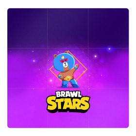 Магнитный плакат 3Х3 с принтом Brawl Stars. El Brown в Санкт-Петербурге, Полимерный материал с магнитным слоем | 9 деталей размером 9*9 см | Тематика изображения на принте: bo | brawl | brock | bull | colt | dynamike | elprimo | jessie | leon | moba | nita | shelly | stars | бо | брок | булл | джесси | динамайк | кольт | леон | нита | шелли | эльпримо