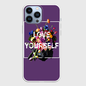 Чехол для iPhone 13 Pro Max с принтом Love Yourself в Санкт-Петербурге,  |  | bangtan | bighit | boy | fake love | j hope | jimin | jin | jungkook | korea | kpop | live | luv | mic drop | rm | suga | v | with | бтс | кей | поп