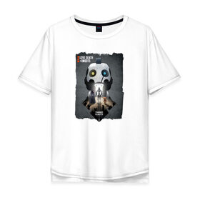 Мужская футболка хлопок Oversize с принтом Love Death Robots,Three Robots в Санкт-Петербурге, 100% хлопок | свободный крой, круглый ворот, “спинка” длиннее передней части | Тематика изображения на принте: 