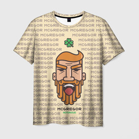 Мужская футболка 3D с принтом MCGREGOR в Санкт-Петербурге, 100% полиэфир | прямой крой, круглый вырез горловины, длина до линии бедер | conor | macgregor | mcgregor | ufc | конор | макгрегор | серроне макгрегор