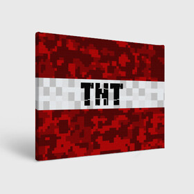 Холст прямоугольный с принтом MINECRAFT TNT / МАЙНКРАФТ ТНТ в Санкт-Петербурге, 100% ПВХ |  | Тематика изображения на принте: block | creeper | cube | minecraft | pixel | блок | геометрия | крафт | крипер | кубики | майнкрафт | пиксели