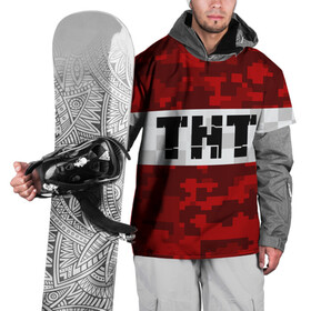 Накидка на куртку 3D с принтом MINECRAFT TNT / МАЙНКРАФТ ТНТ в Санкт-Петербурге, 100% полиэстер |  | block | creeper | cube | minecraft | pixel | блок | геометрия | крафт | крипер | кубики | майнкрафт | пиксели