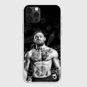 Чехол для iPhone 12 Pro с принтом CONOR McGREGOR. в Санкт-Петербурге, силикон | область печати: задняя сторона чехла, без боковых панелей | conor | conor mcgregor | ssru | ufs | бокс | дональд серроне | ирландский боец | конор | конор макгрегор | конор макгрегор vs дональд серроне | макгрегор | профессиональный бокс | смешанные бои