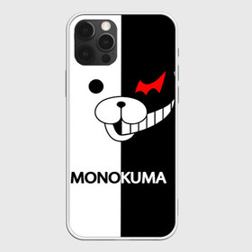 Чехол для iPhone 12 Pro Max с принтом MONOKUMA в Санкт-Петербурге, Силикон |  | anime | bear | black  white | danganronpa | kurokuma | monodam | monokuma | monomi | monotaro | pink | rabbit | school | shirokuma | аниме | главарь | мoноми | монокума | черно белый | школа