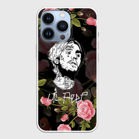 Чехол для iPhone 13 Pro с принтом LIL PEEP ROSES | ЛИЛ ПИП в Санкт-Петербурге,  |  | Тематика изображения на принте: lil peep | lil prince | pink | зарубежная музыка | лил пип | маленький принц