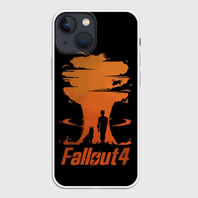 Чехол для iPhone 13 mini с принтом Fallout 4 в Санкт-Петербурге,  |  | art | dog | drone | explosion | fallout | fallout 4 | game | man | арт | взрыв | дрон | игра | собака | фоллаут | фоллаут 4 | человек