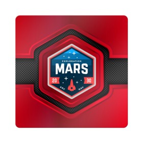 Магнит виниловый Квадрат с принтом MARS NASA в Санкт-Петербурге, полимерный материал с магнитным слоем | размер 9*9 см, закругленные углы | mars | nasa | будущее | звезды | космические войны | космонавт | космос | марс | наса | ракета