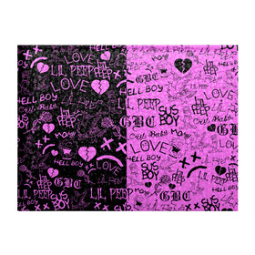 Обложка для студенческого билета с принтом LIL PEEP LOGOBOMBING BLACK PINK в Санкт-Петербурге, натуральная кожа | Размер: 11*8 см; Печать на всей внешней стороне | Тематика изображения на принте: lil peep | lil prince | pink | зарубежная музыка | лил пип | маленький принц