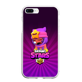 Чехол для iPhone 7Plus/8 Plus матовый с принтом brawl stars sandy в Санкт-Петербурге, Силикон | Область печати: задняя сторона чехла, без боковых панелей | brawl stars | brawl stars sandy | legendary brawler | leon | leon shark | sandy | shark | stars | акула | бравл стар сэнди | леон акула | сенди | сэнди