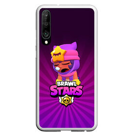 Чехол для Honor P30 с принтом brawl stars sandy в Санкт-Петербурге, Силикон | Область печати: задняя сторона чехла, без боковых панелей | brawl stars | brawl stars sandy | legendary brawler | leon | leon shark | sandy | shark | stars | акула | бравл стар сэнди | леон акула | сенди | сэнди