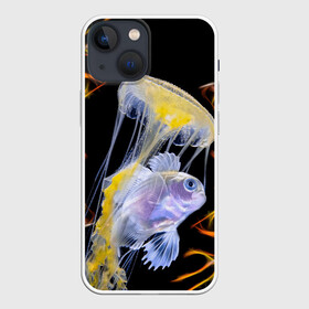 Чехол для iPhone 13 mini с принтом медуза в Санкт-Петербурге,  |  | fish | sea | водоросли | майки с морем | майки с прикольными рыбками | майки с рыбками | медуза | море | морская рыба | морские картинки | морские фото | прикольные рыбки | рыба | рыбка | рыбки