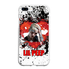 Чехол для iPhone 7Plus/8 Plus матовый с принтом Lil Peep в Санкт-Петербурге, Силикон | Область печати: задняя сторона чехла, без боковых панелей | lil | peep | автор | модель | певец | рэпер | хип хоп | эмо рэп.