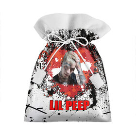 Подарочный 3D мешок с принтом Lil Peep в Санкт-Петербурге, 100% полиэстер | Размер: 29*39 см | lil | peep | автор | модель | певец | рэпер | хип хоп | эмо рэп.