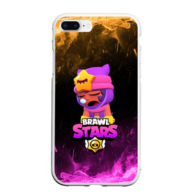 Чехол для iPhone 7Plus/8 Plus матовый с принтом Brawl Stars Sandy в Санкт-Петербурге, Силикон | Область печати: задняя сторона чехла, без боковых панелей | brawl stars | brawl stars sandy | legendary brawler | leon | leon shark | sandy | shark | stars | акула | бравл стар сэнди | леон акула | сенди | сэнди