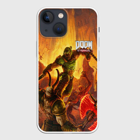 Чехол для iPhone 13 mini с принтом DOOM в Санкт-Петербурге,  |  | doom | doom eternal | дум