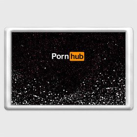 Магнит 45*70 с принтом PornHub | ПОРНХАБ (Z) в Санкт-Петербурге, Пластик | Размер: 78*52 мм; Размер печати: 70*45 | Тематика изображения на принте: brazzers | hub | бразерс