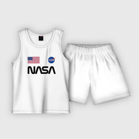 Детская пижама с шортами хлопок с принтом NASA  НАСА в Санкт-Петербурге,  |  | nasa | space | space x | илон маск | космос | наса