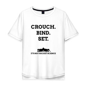 Мужская футболка хлопок Oversize с принтом Crouch. Bind. Set в Санкт-Петербурге, 100% хлопок | свободный крой, круглый ворот, “спинка” длиннее передней части | rugby | игроки | регби | сборная | спорт | футбол