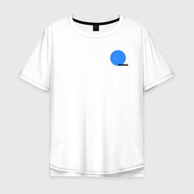 Мужская футболка хлопок Oversize с принтом minimal в Санкт-Петербурге, 100% хлопок | свободный крой, круглый ворот, “спинка” длиннее передней части | 