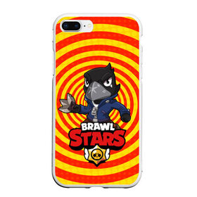 Чехол для iPhone 7Plus/8 Plus матовый с принтом Brawl Stars CROW в Санкт-Петербурге, Силикон | Область печати: задняя сторона чехла, без боковых панелей | Тематика изображения на принте: brawl | brawl stars | crow | leon | sally | shark | stars | акула | бравл | бравл старс | браво старс | игра | компьютерная | кров | леон | леон акула | онлайн | старс | шарк