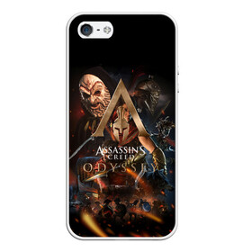 Чехол для iPhone 5/5S матовый с принтом ASSASSIN`S CREED в Санкт-Петербурге, Силикон | Область печати: задняя сторона чехла, без боковых панелей | slayer | асасин | ассасин крид | ассассин | тамплиеры