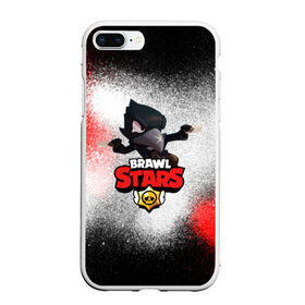 Чехол для iPhone 7Plus/8 Plus матовый с принтом BRAWL STARS CROW в Санкт-Петербурге, Силикон | Область печати: задняя сторона чехла, без боковых панелей | bibi | brawl stars | brock | bull | crow | dinomike | el primo | leon | mobile game | nita | poko | ricochet | stars | tara | бравл старс | ворон | леон | мобильные игры