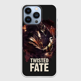 Чехол для iPhone 13 Pro с принтом Twisted Fate в Санкт-Петербурге,  |  | Тематика изображения на принте: jinx | kda | league | lol | moba | pentakill | riot | rise | rus | skins | варвик | варус | воин | легенд | лига | лол | маг | стрелок | танк | чемпион